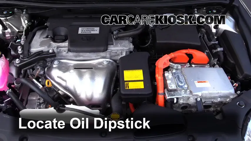 2014 Toyota Avalon Hybrid XLE 2.5L 4 Cyl. Oil Check Oil Level